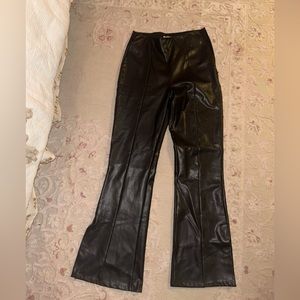 ABERCROMBIE faux leather pants
